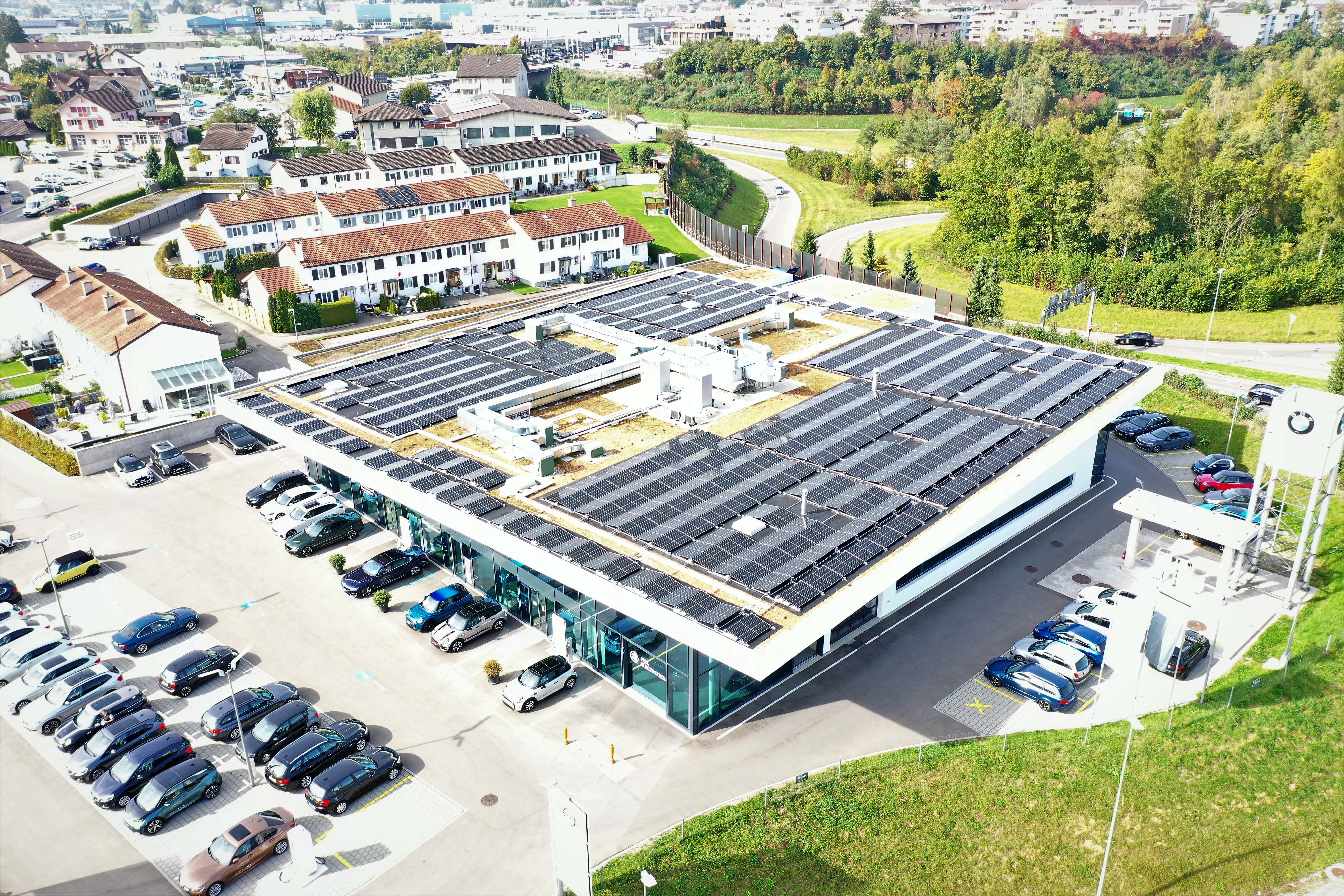 PV Contracting auf Dach